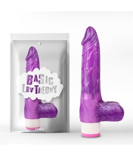 Vibrador Multi Velocidad Realista Púrpura 20cm