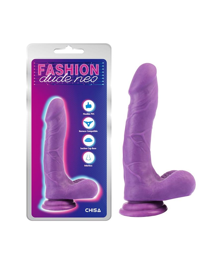 Dildo Dual Density Purpura 8