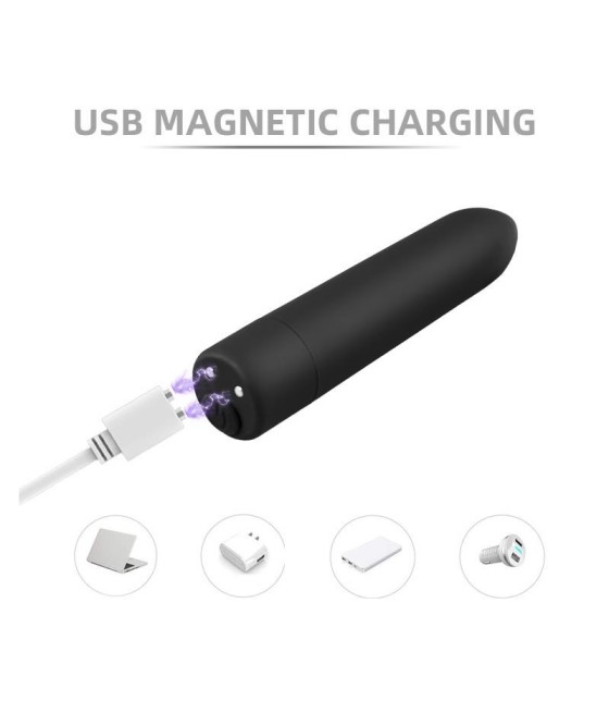 Magny Bala Vibradora Recargable USB Magnetico