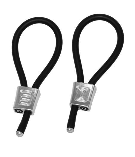 ElectraLoops Prestige Set de 2 Anillos para el Pene Plateado