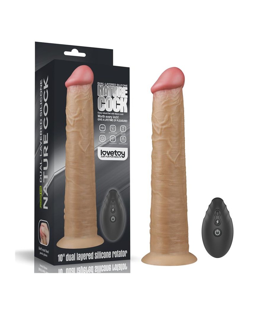 Vibrador Realista con Rotacion Doble Capa 10