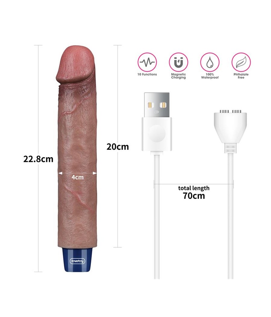 Vibrador Realista 9 USB