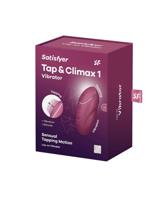 Tap and Climax 1 Vibrador y Tapping Rojo