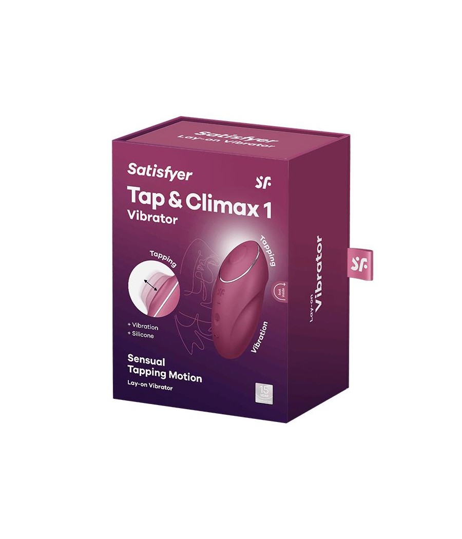 Tap and Climax 1 Vibrador y Tapping Rojo