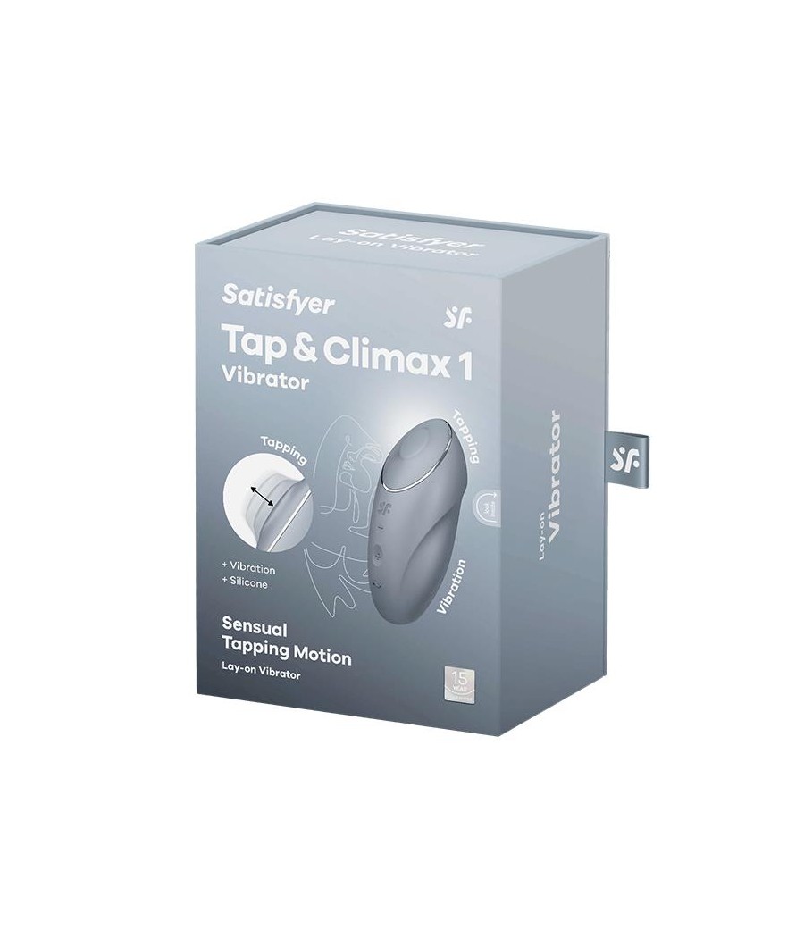 Tap and Climax 1 Vibrador y Tapping Gris