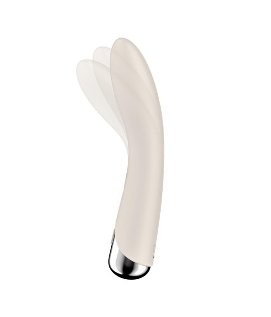 Spinning Vibe 1 Vibrador y Rotador Beige