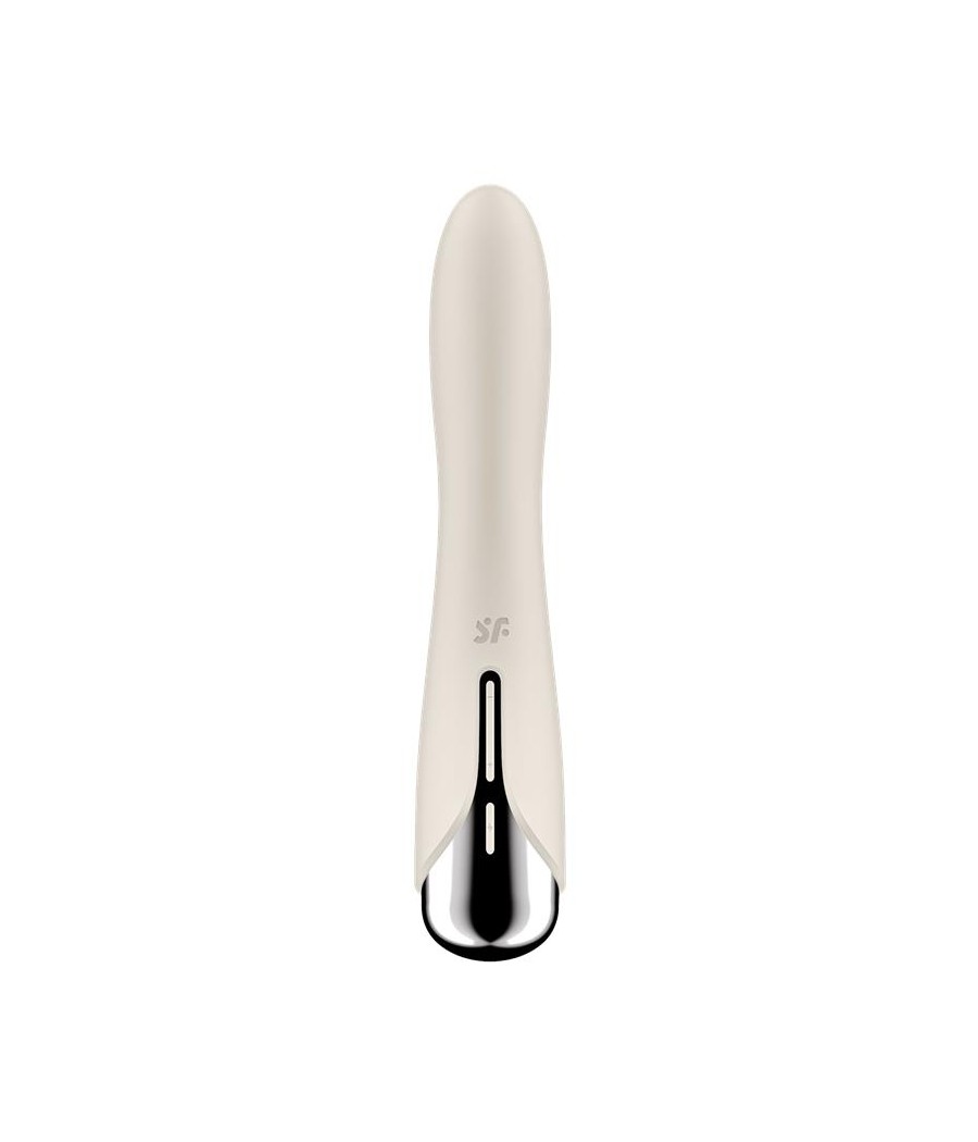 Spinning Vibe 1 Vibrador y Rotador Beige