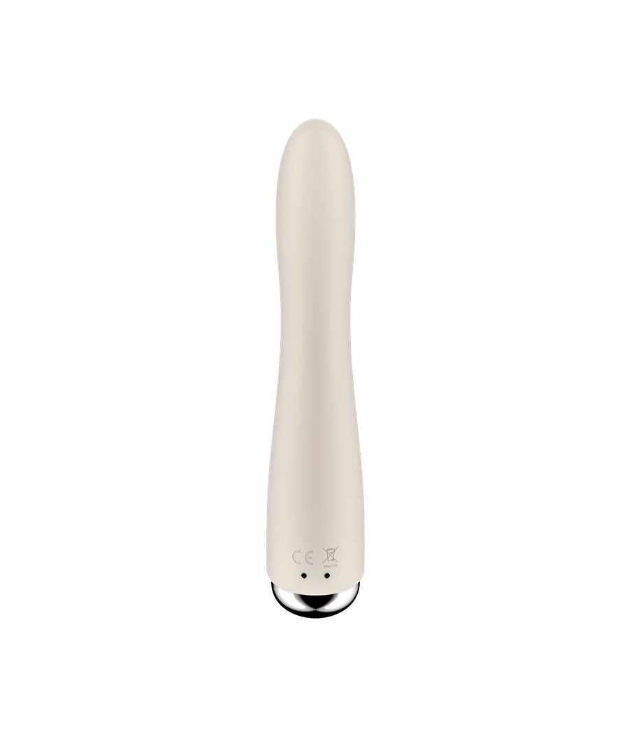 Spinning Vibe 1 Vibrador y Rotador Beige