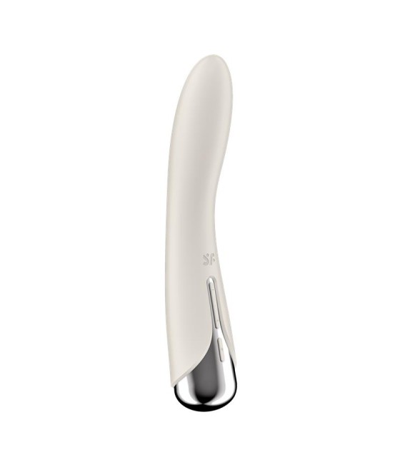 Spinning Vibe 1 Vibrador y Rotador Beige