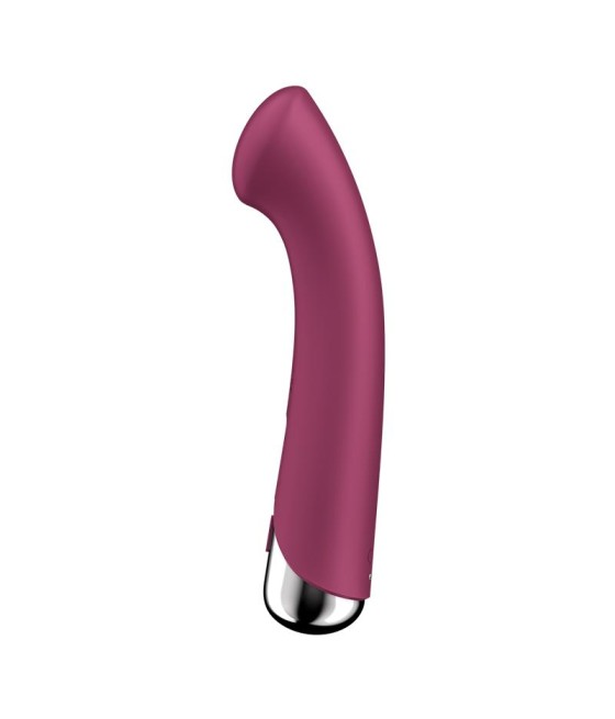 Spinning G Spot 1 Vibrador y Rotador Rojo