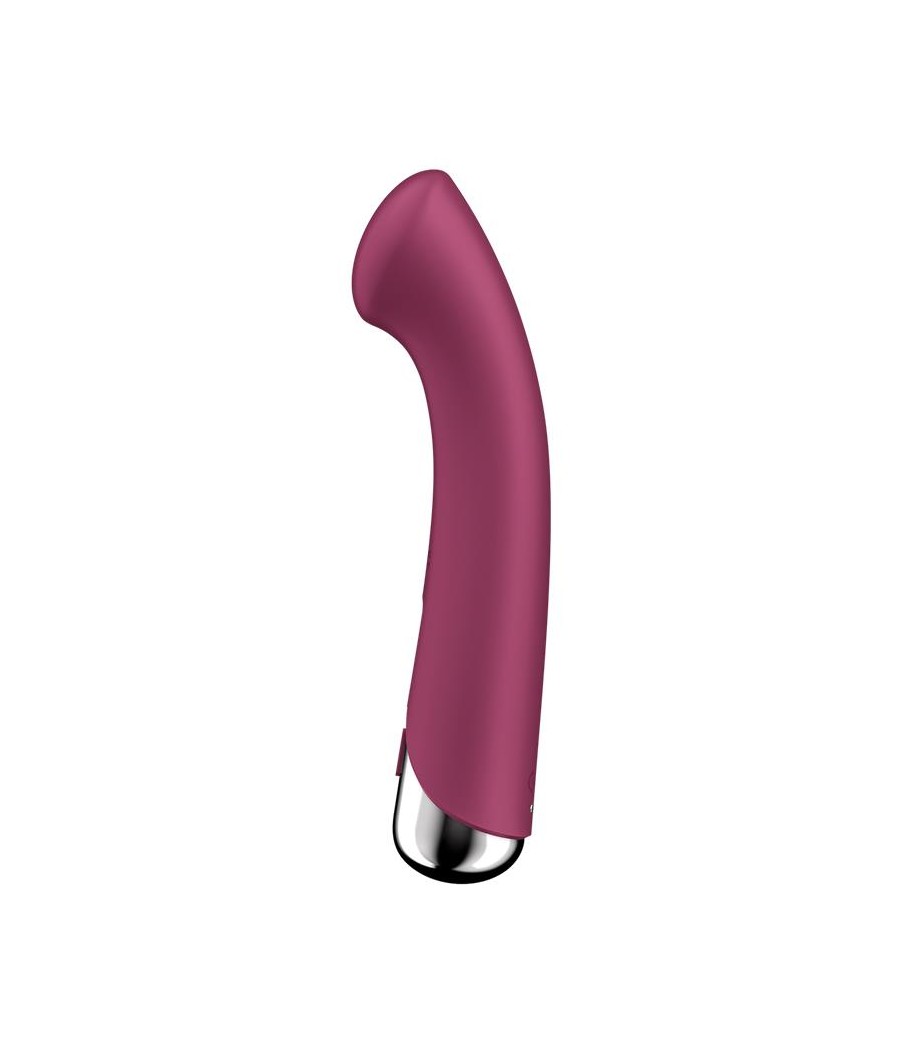 Spinning G Spot 1 Vibrador y Rotador Rojo