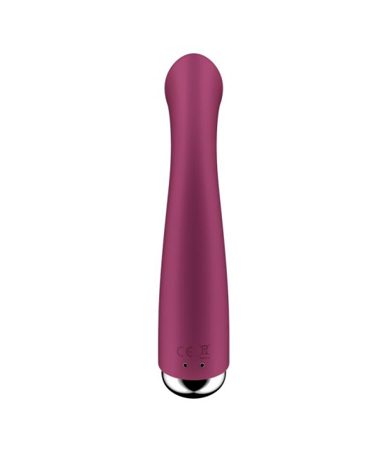 Spinning G Spot 1 Vibrador y Rotador Rojo