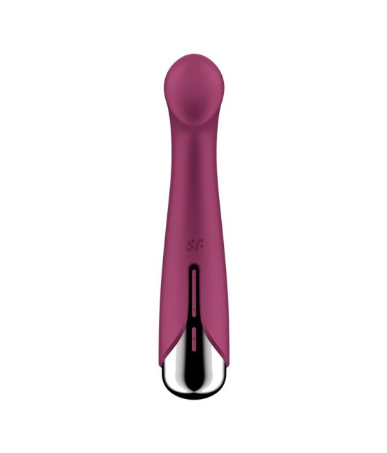 Spinning G Spot 1 Vibrador y Rotador Rojo