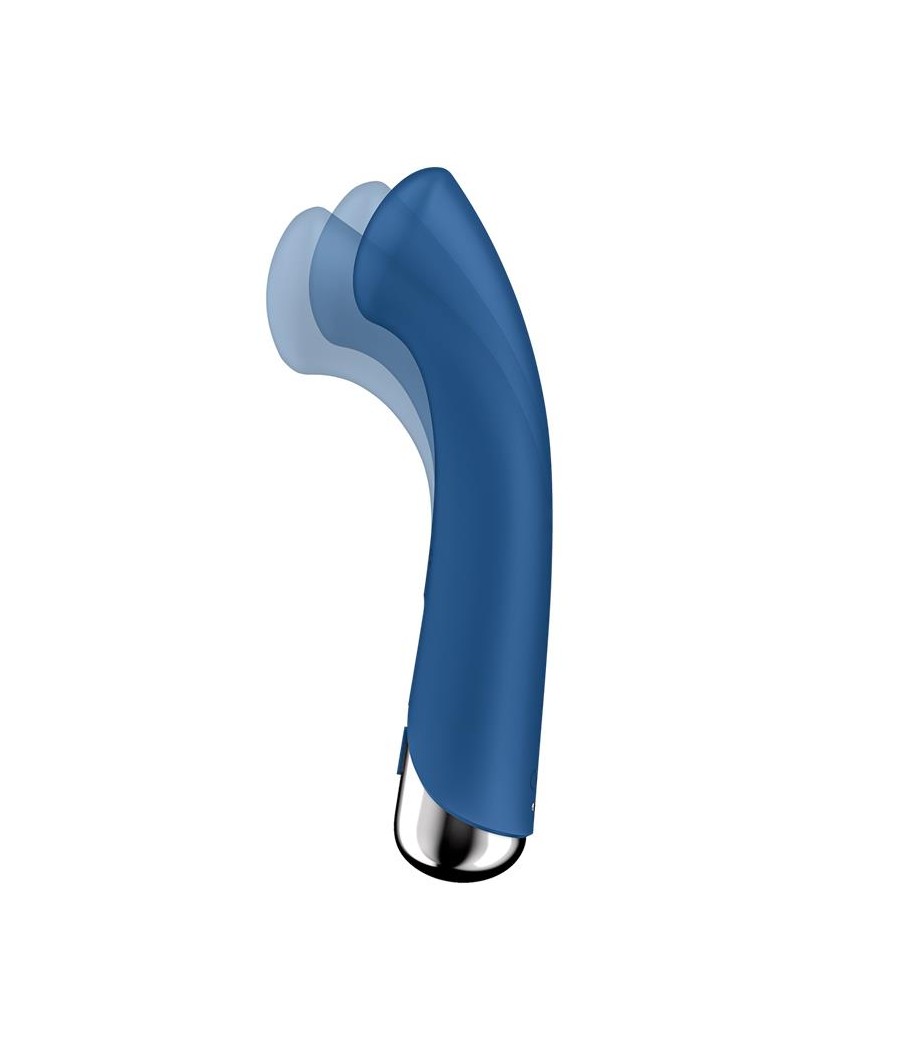 Spinning G Spot 1 Vibrador y Rotador Azul