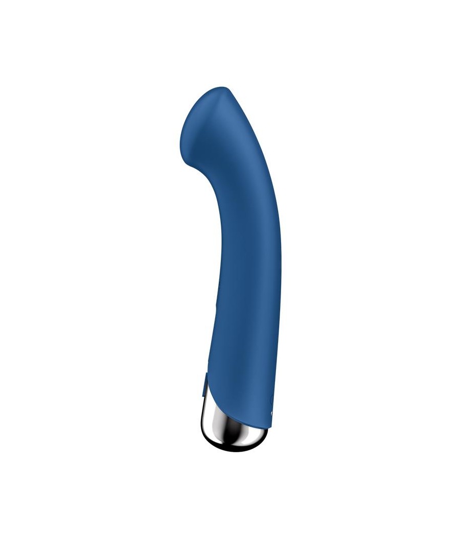 Spinning G Spot 1 Vibrador y Rotador Azul