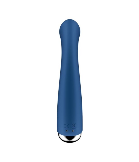 Spinning G Spot 1 Vibrador y Rotador Azul