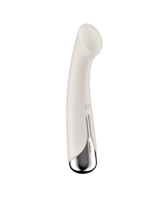 Spinning G Spot 1 Vibrador y Rotador Beige