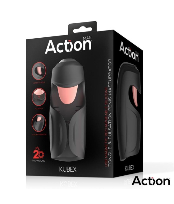 Kubex Masturbador con Lengua Pulsacion y Vibracion