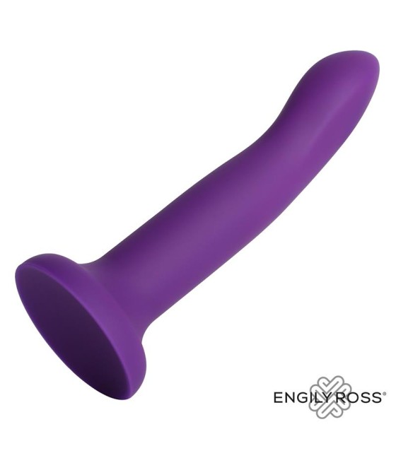 Dildo que Cambia de Color de Purpura a Rosa Talla M 17 cm