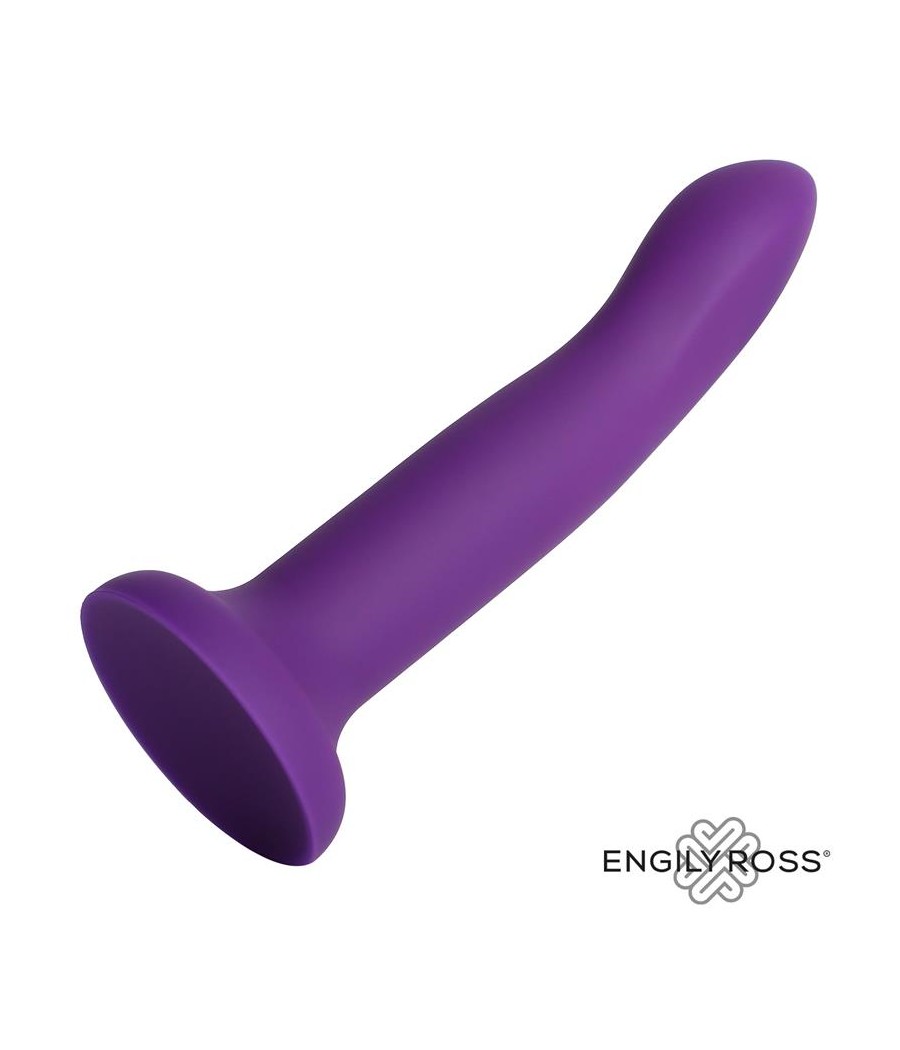 Dildo que Cambia de Color de Purpura a Rosa Talla M 17 cm