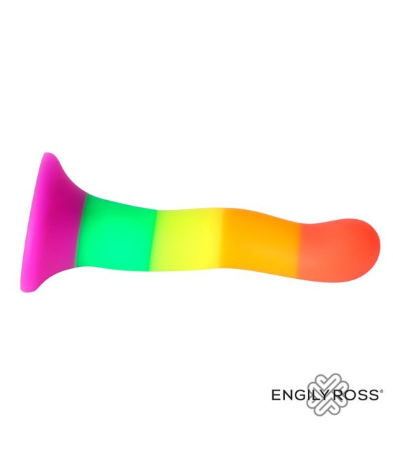 Dildo Color Arcoiris 18 cm