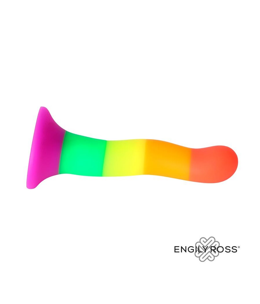 Dildo Color Arcoiris 18 cm