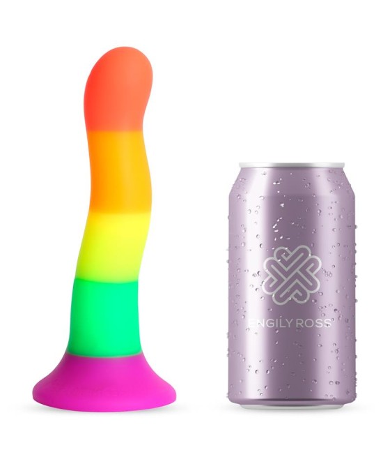 Dildo Color Arcoiris 18 cm