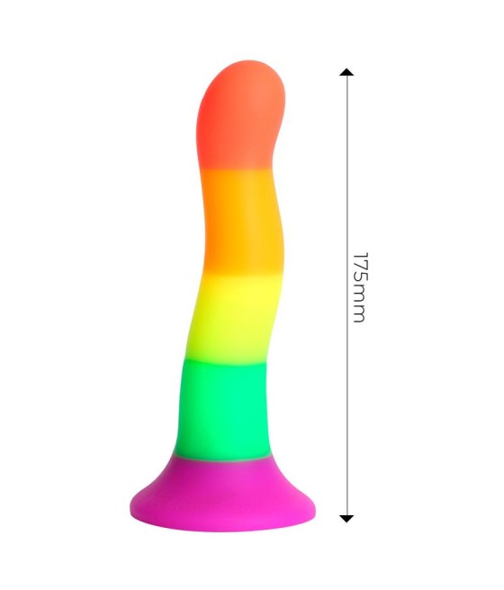 Dildo Color Arcoiris 18 cm