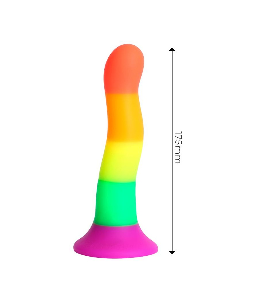 Dildo Color Arcoiris 18 cm