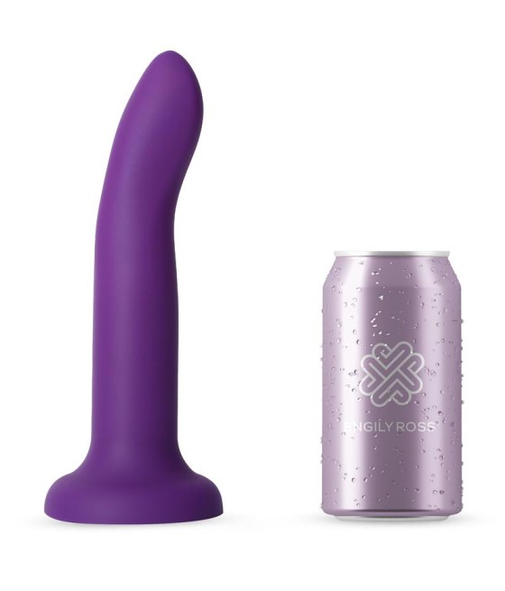 Dildo que Cambia de Color Pupura a Rosa Talla L 21 cm