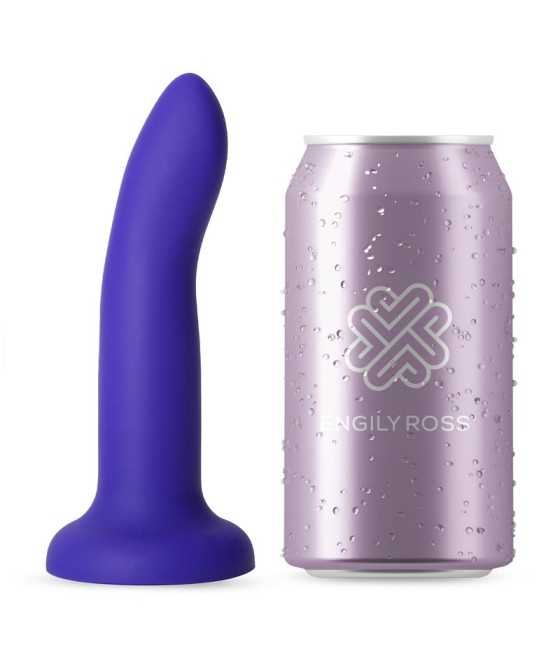 Dildo que Cambia de Color Purpura a Rosa Talla S 14 cm