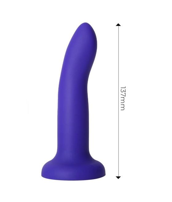 Dildo que Cambia de Color Purpura a Rosa Talla S 14 cm