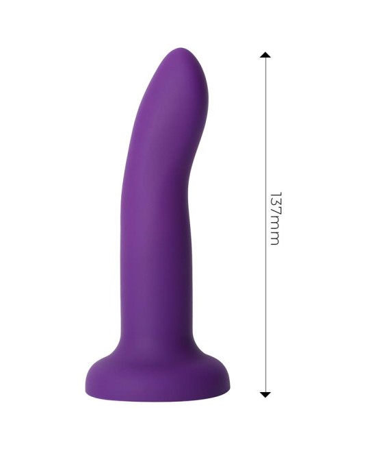 Dildo que Cambia de Color Purpura a Rosa Talla S 14 cm