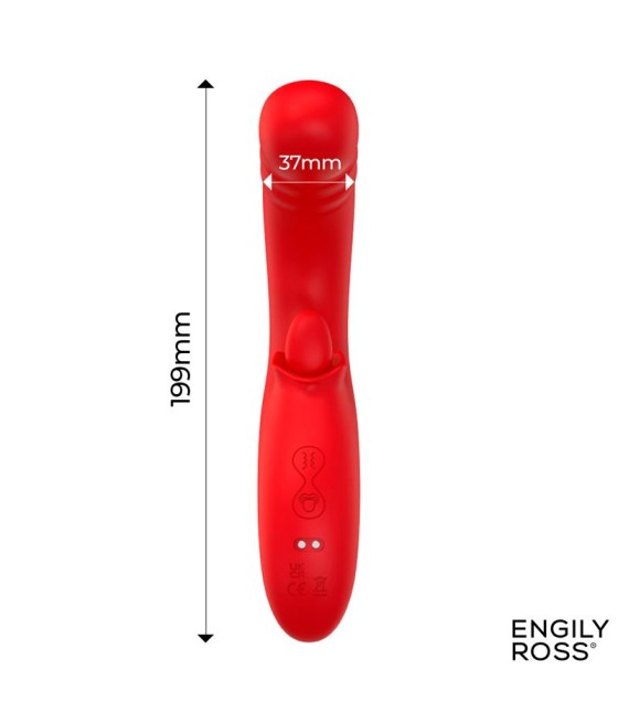 Drako Vibrador con Thrusting y Lengua Oscilante 360º