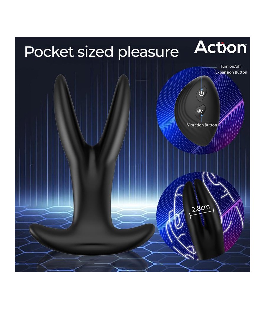 Pinsy Plug Anal Expandible con Control Remoto