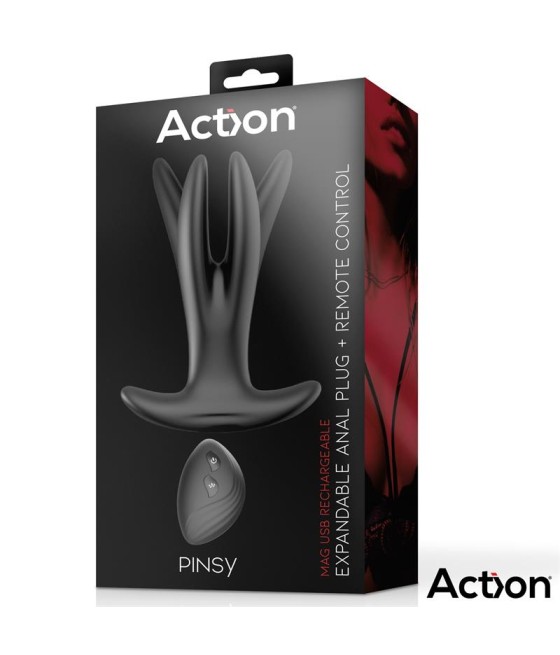 Pinsy Plug Anal Expandible con Control Remoto