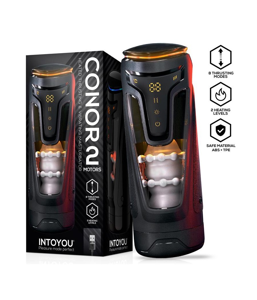 Conor Masturbador Masculino con Thrusting Vibracion y Calor