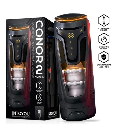 Conor Masturbador Masculino con Thrusting, Vibración y Calor