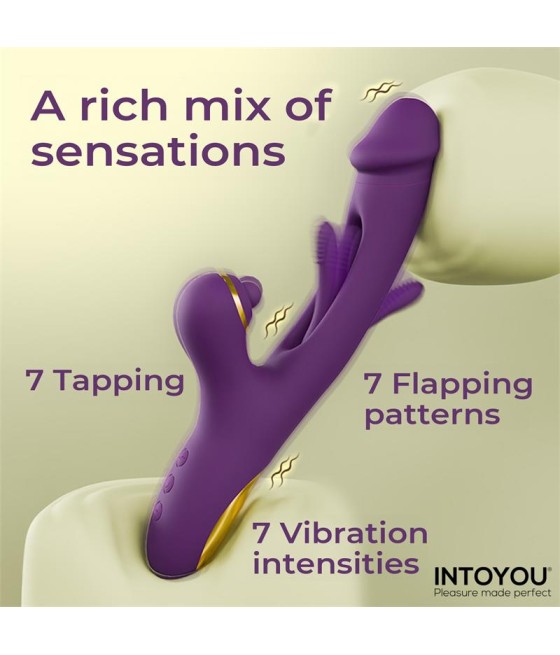 Siter Vibrador con Lengua Movimiento Flipping y Bola Golpeteo