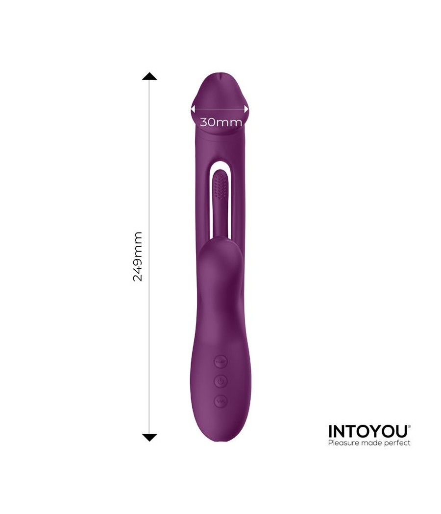 Siter Vibrador con Lengua Movimiento Flipping y Bola Golpeteo