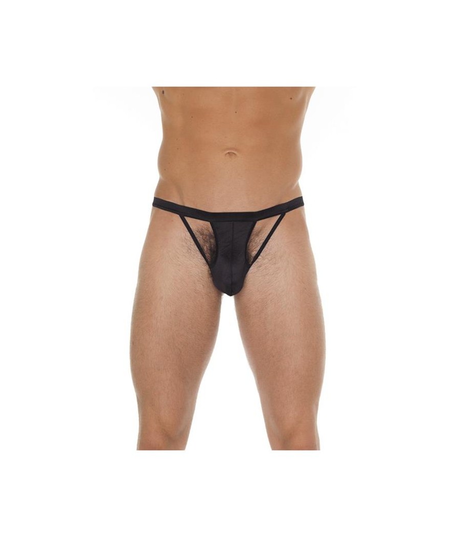 Tanga con Tiras Negro Talla unica