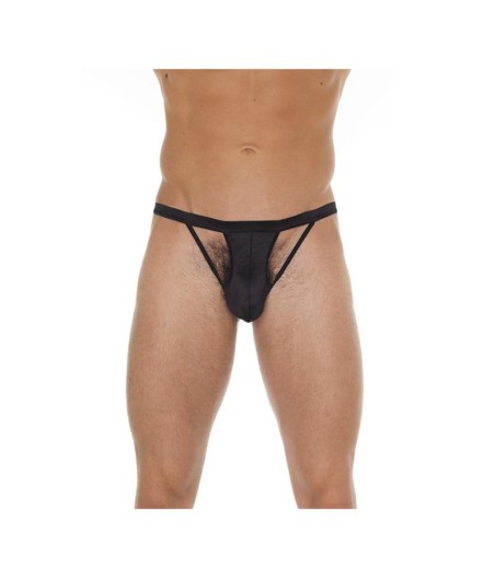 Tanga con Tiras Negro Talla Única