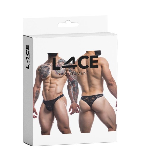 L4CE03 Tanga con Encaje