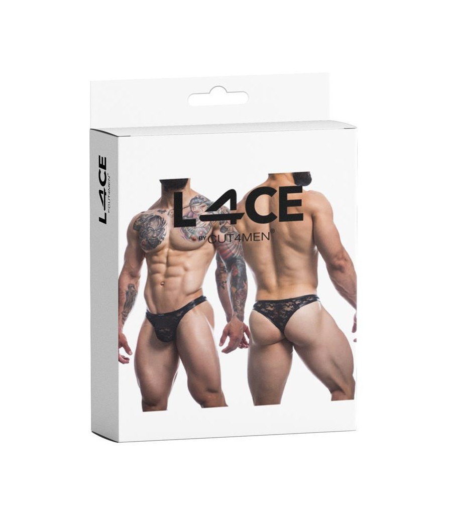 L4CE03 Tanga con Encaje