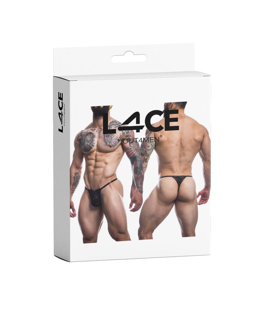 L4CE02 Tanga con Encaje