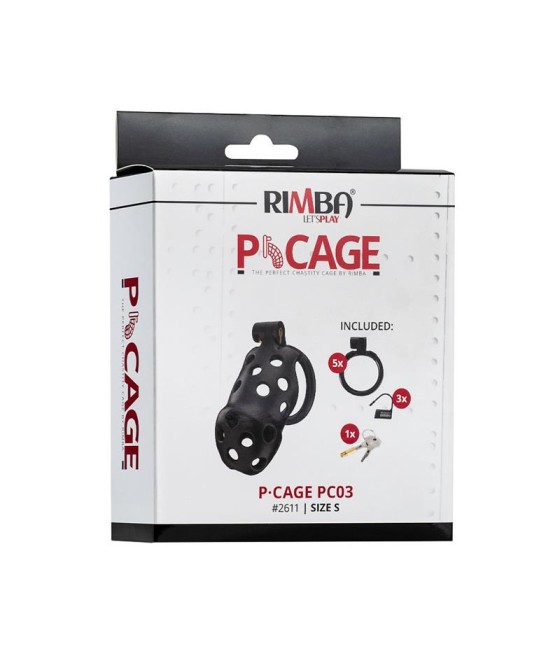 P Cage PC03 Jaula para el Pene 3 Tallas