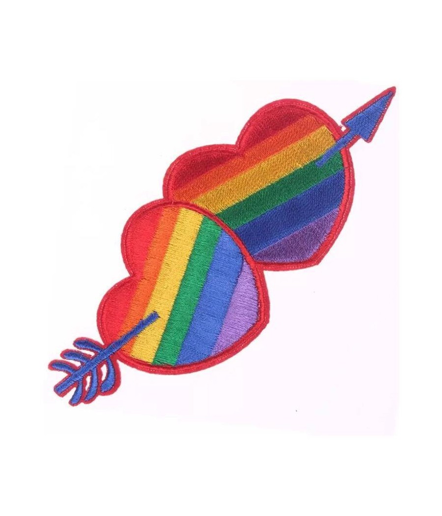 Parche de Corazon Colores Bandera LGBT