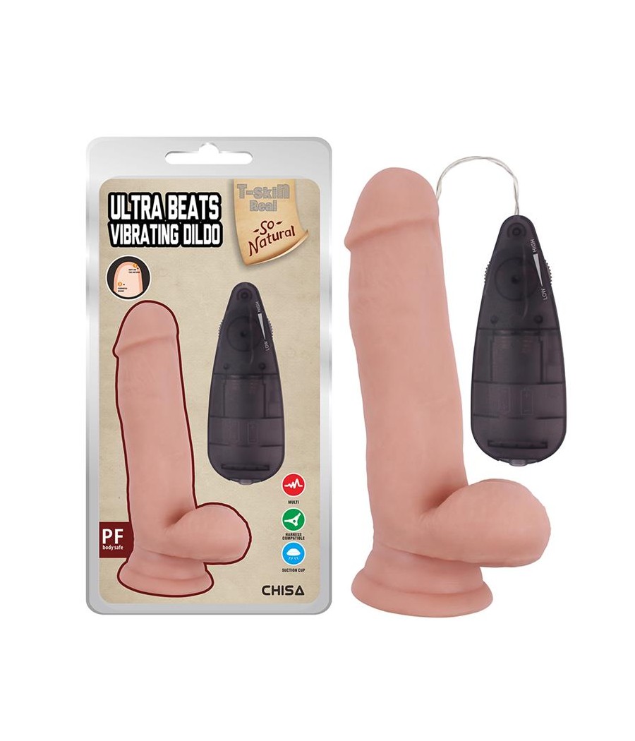 Dildo Vibrador Realista Ultra Beats 68