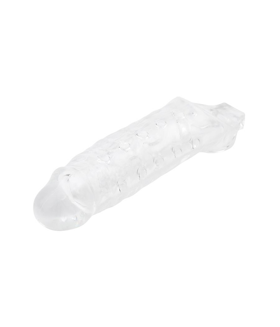 Funda para el Pene con Sujecion para Testiculos Mighty Transparente