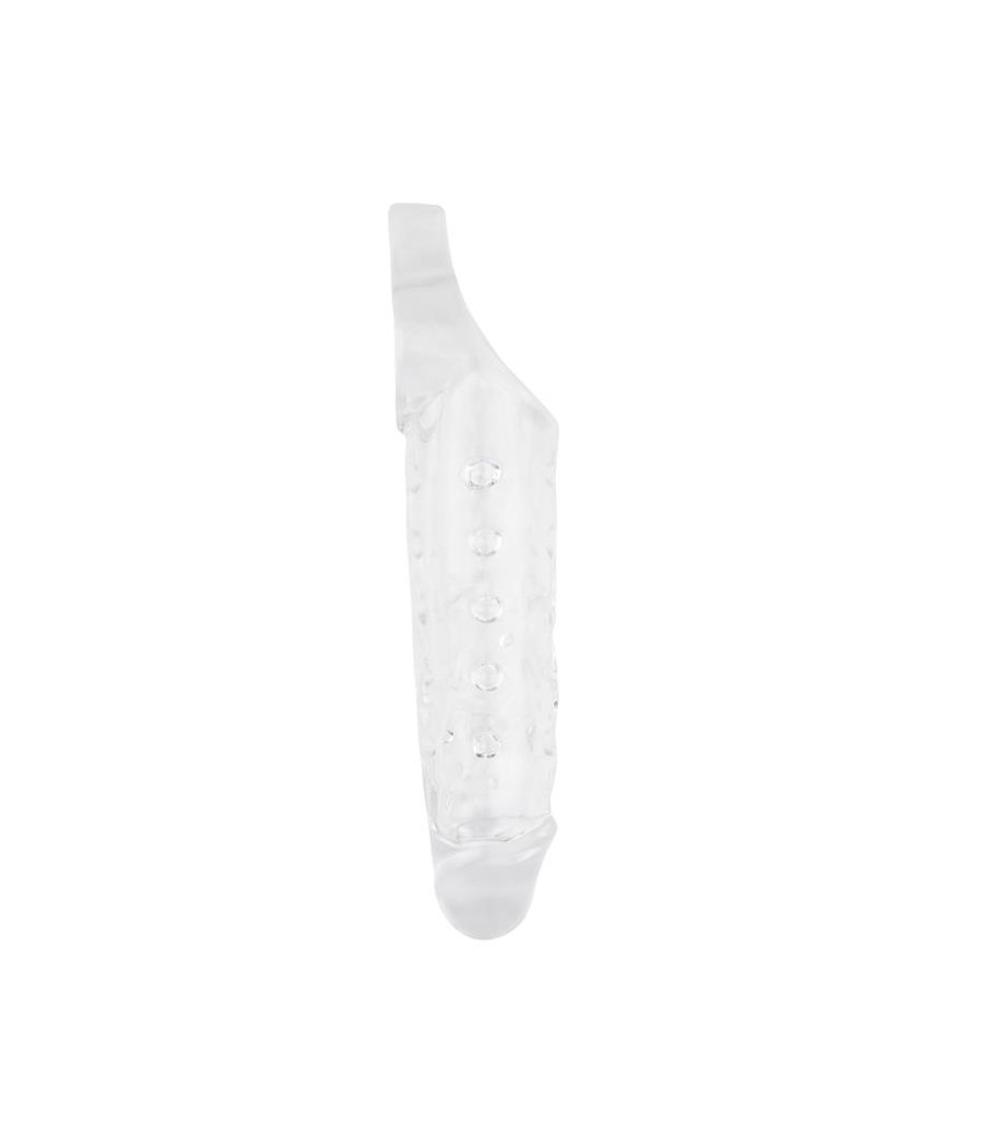 Funda para el Pene con Sujecion para Testiculos Mighty Transparente